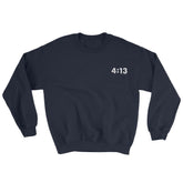 Embroidered Philippians 4:13 Sweatshirt I Can Do All Things Through Christ EternalChristianTees Navy 5XL